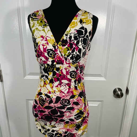 CAbi Tops - CAbi Multicolor Floral Blouse Size Small CB-60